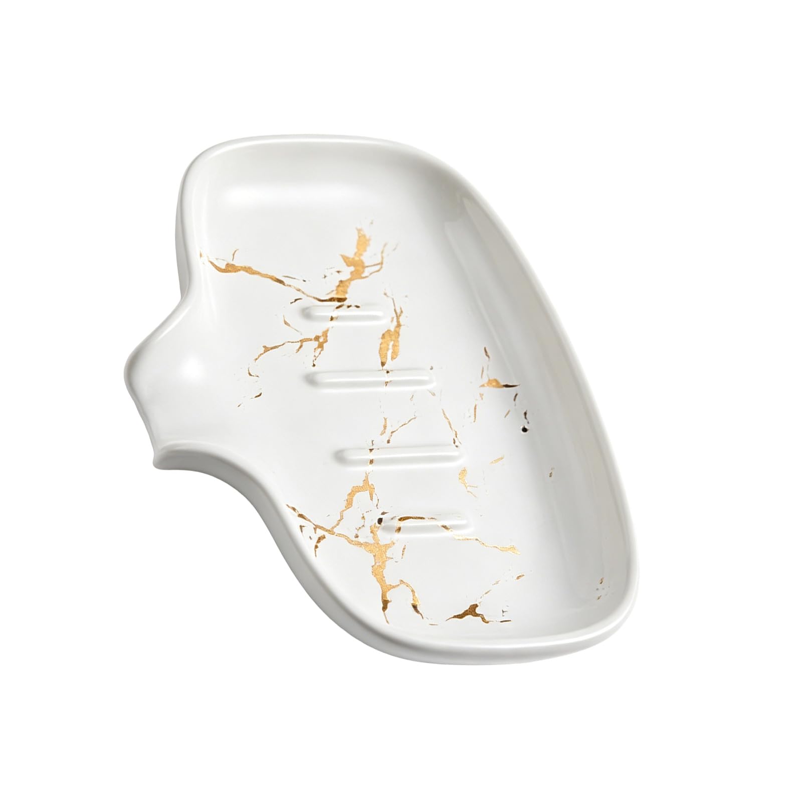 Ceramics Soap Dishes Creative Draining Storage Rack Drain Soaps Holder for Faster Drying and Less Mess Ceramics Dishes