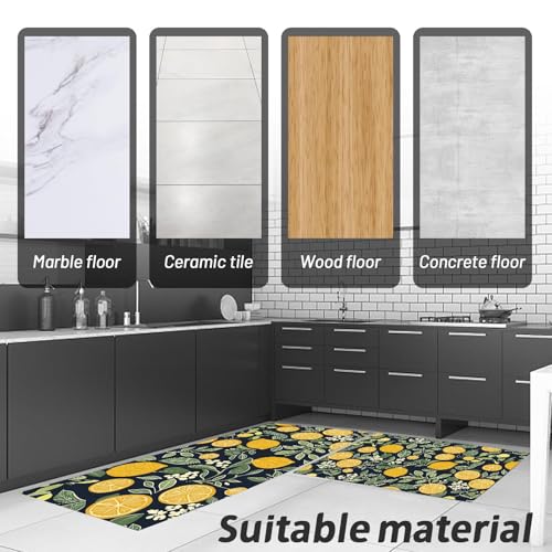 Tapis de sol lavable caoutchouc pour protéger le carrelage des taches de graisse - 7