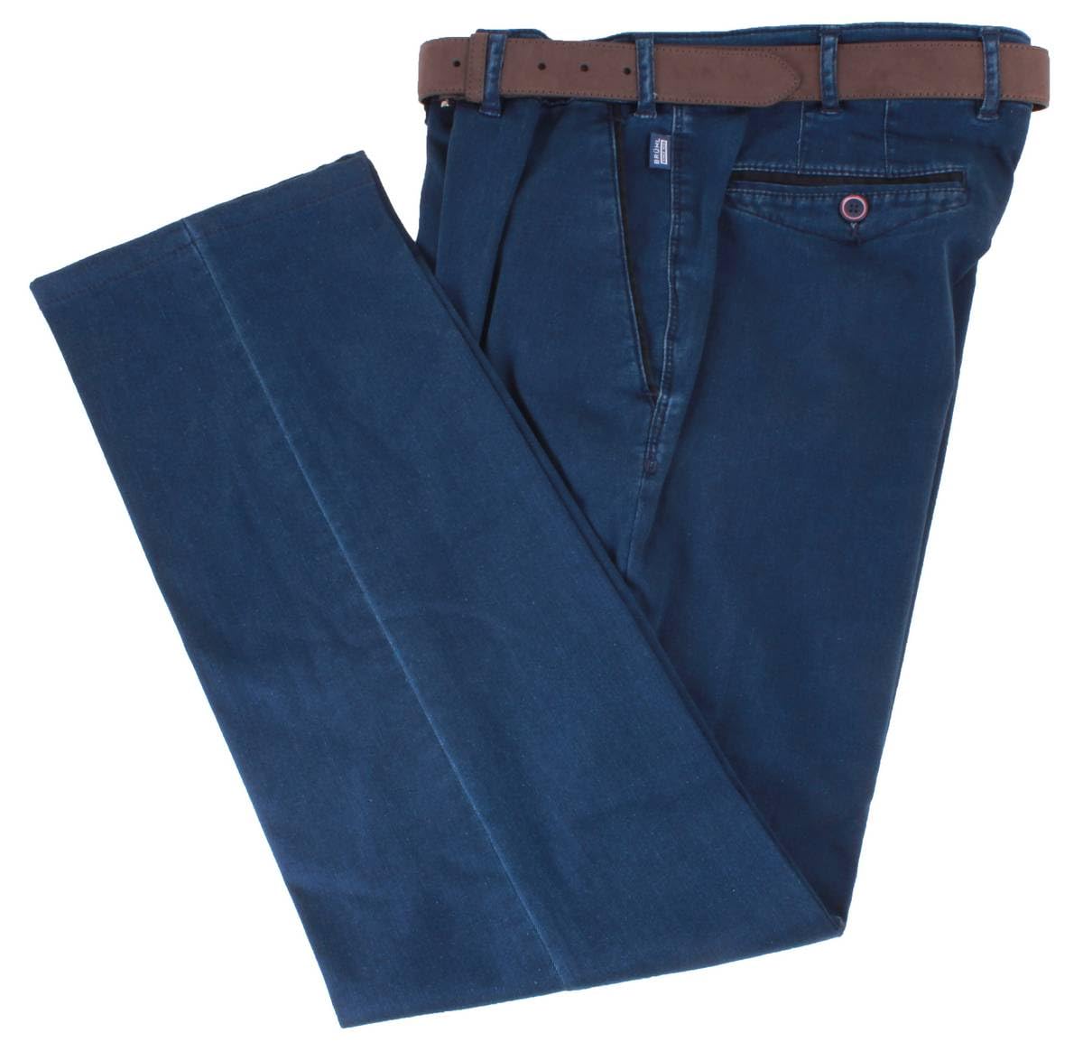 Bruhl Men's Dirty Blue Venice B Turn Do Lightweight Jeans - W40 L30