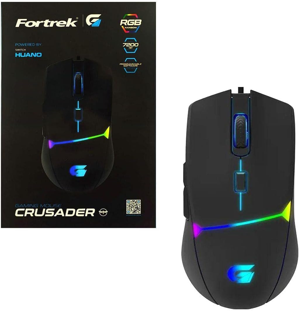 51rYgJw+L2S._AC_SL1200_ Mouse Gamer CRUSADER RGB 7200DPI Preto Fortrek G