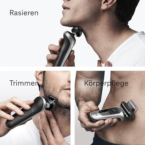 Braun Rasierer Herren Elektrisch Series 6, 62-S7650cc, Silber – Ansicht 5
