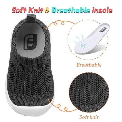 Image of JOINFREE Toddler Boys Girls Sneaker Slip On Shoes Kids Lightweight Breathable Walking Shoes