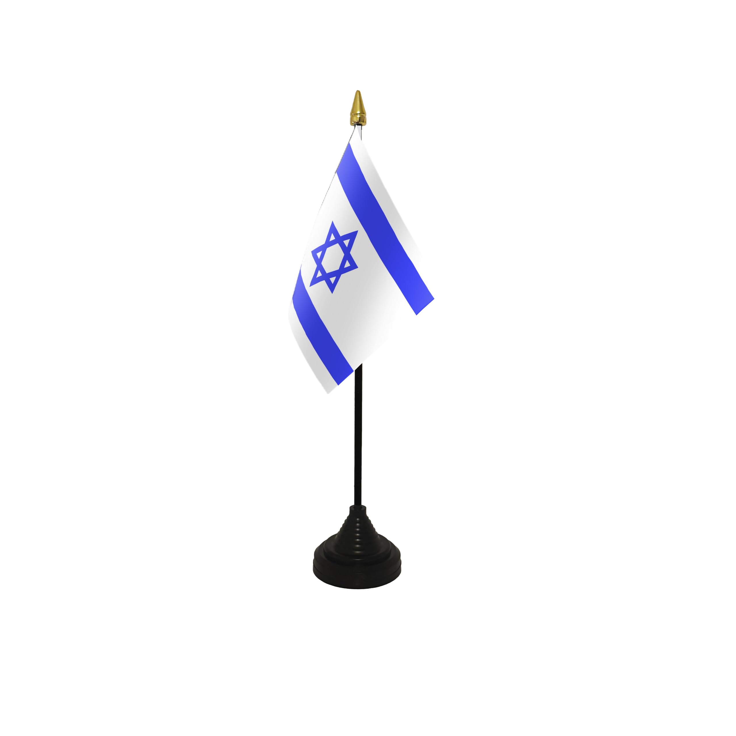 Flagtex Israel Small Table Flag With Black Base