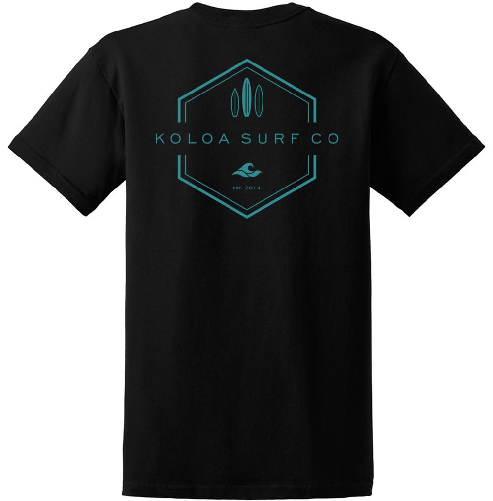 Koloa Surf Mens Graphic Heavyweight Cotton Tees in Reg Big and Tall