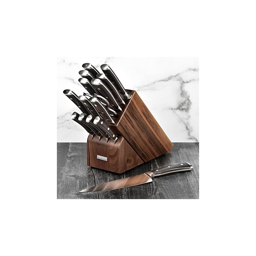 Wusthof-IKON-Blackwood-16-Piece-Knife-Block-Set Wusthof IKON Blackwood 16 Piece Knife Block Set