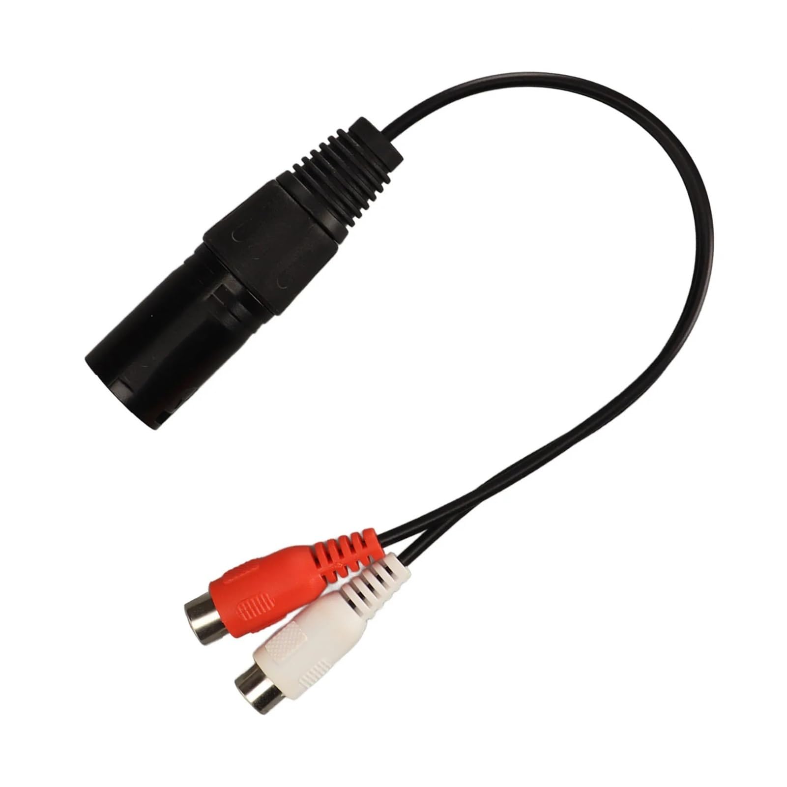 Cavo sdoppiatore a Y a 3 pin XLR maschio a 2 RCA femmina, adattatore audio con riduzione del rumore per mixer, amplificatore di potenza, sistema audio, 20 cm