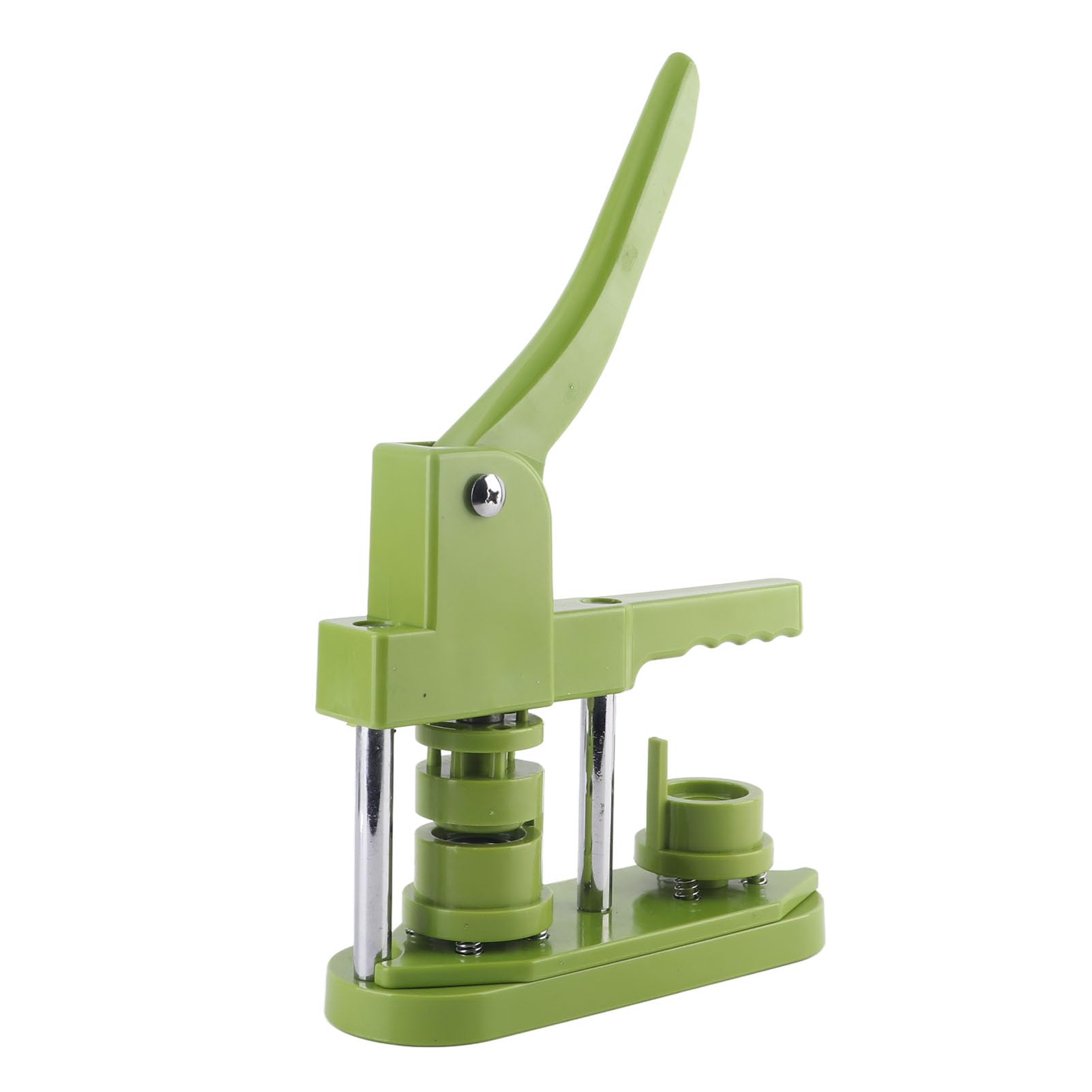 Macchina per Creare Bottoni, Kit Macchina per Creare Spilli in ABS con Parti da 100 Pezzi, Libro con Modelli, Taglierina di Carta, Impugnatura Ergonomica, per Lavoretti con Badge Fai da Te