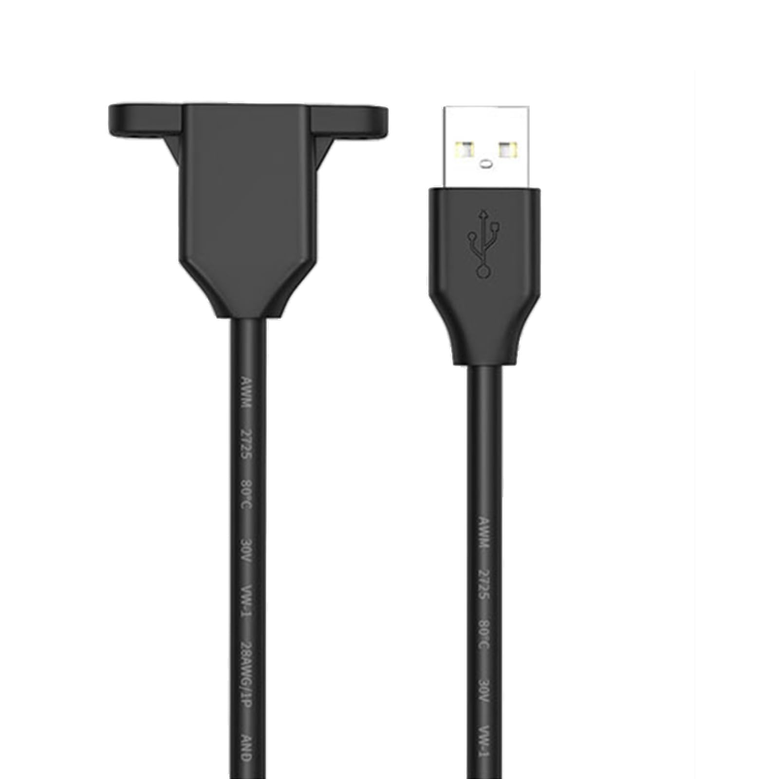 Amazon.co.jp: divuukyi USB 2.0 オス-メス延長ケーブル パネル 
