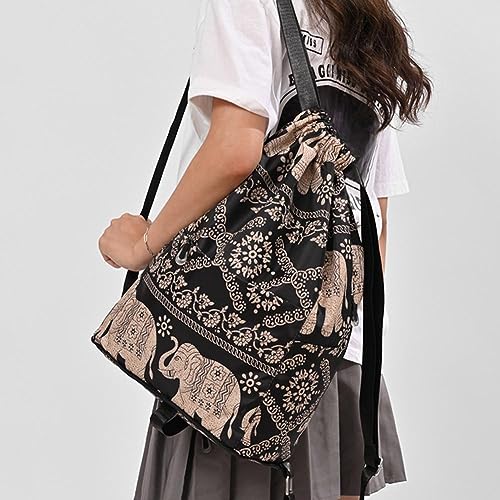 2023 New Drawstring Foldable Large Capacity Dry-wet Separation Travel Sports Backpack, Printing Waterproof Drawstring Bag2