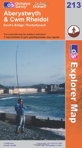 OS Explorer map 213 : Aberystwyth & Cwm Rheidol