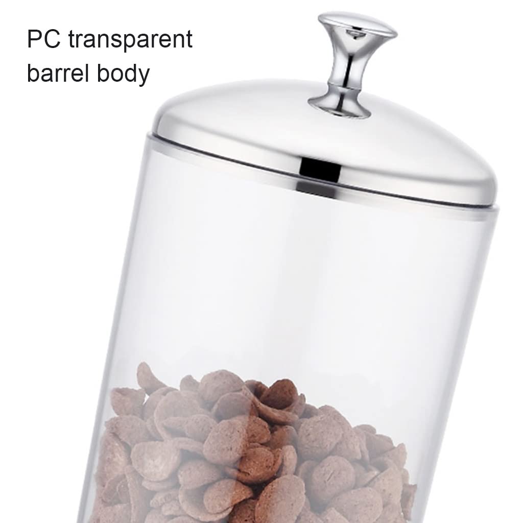 Dispensador automático de Caramelos de 12 l, dispensador Triple de Alimentos (por Lata de 4 l), Recargable, for Frutos Secos, legumbres, Caramelos, Aperitivos, manteniendo los Alimentos Secos