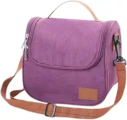 Bolsa Térmica Lancheira Para Marmita Trabalho Academia Escola e Passeios Lancheira Escolar Com Alça (Rosa)