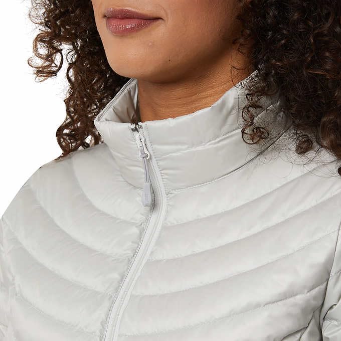 32 Degrees Womens Midweight Down Jacket (Grey, S), Small4