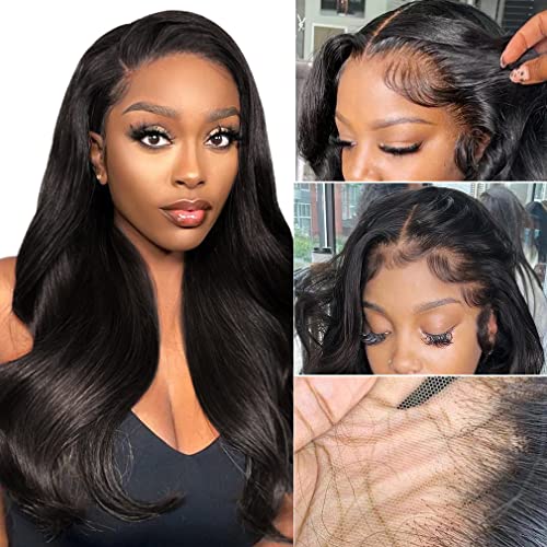 FNSD Body Wave Lace Front Wigs Human Hair for Black Women 10A Brazilian Virgin Human Hair 13X6 Oversize Lace Frontal Wig