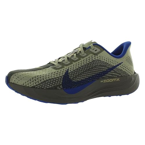 Nike Nike Pegasus Plus Men's Road Running Shoes (HQ3221-325, Cargo Khaki/Neutral Olive/Racer Blue/Deep Royal Bl) Size 13