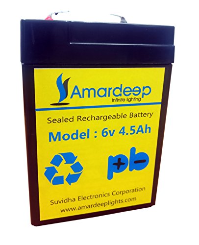 Image of Amardeep and Co 6v 4.5Ah /6v 4.2Ah /6v 4Ah /6v 5Ah Toy Car-Weighing Scale-Emergency Light SMF /VRLA Battery