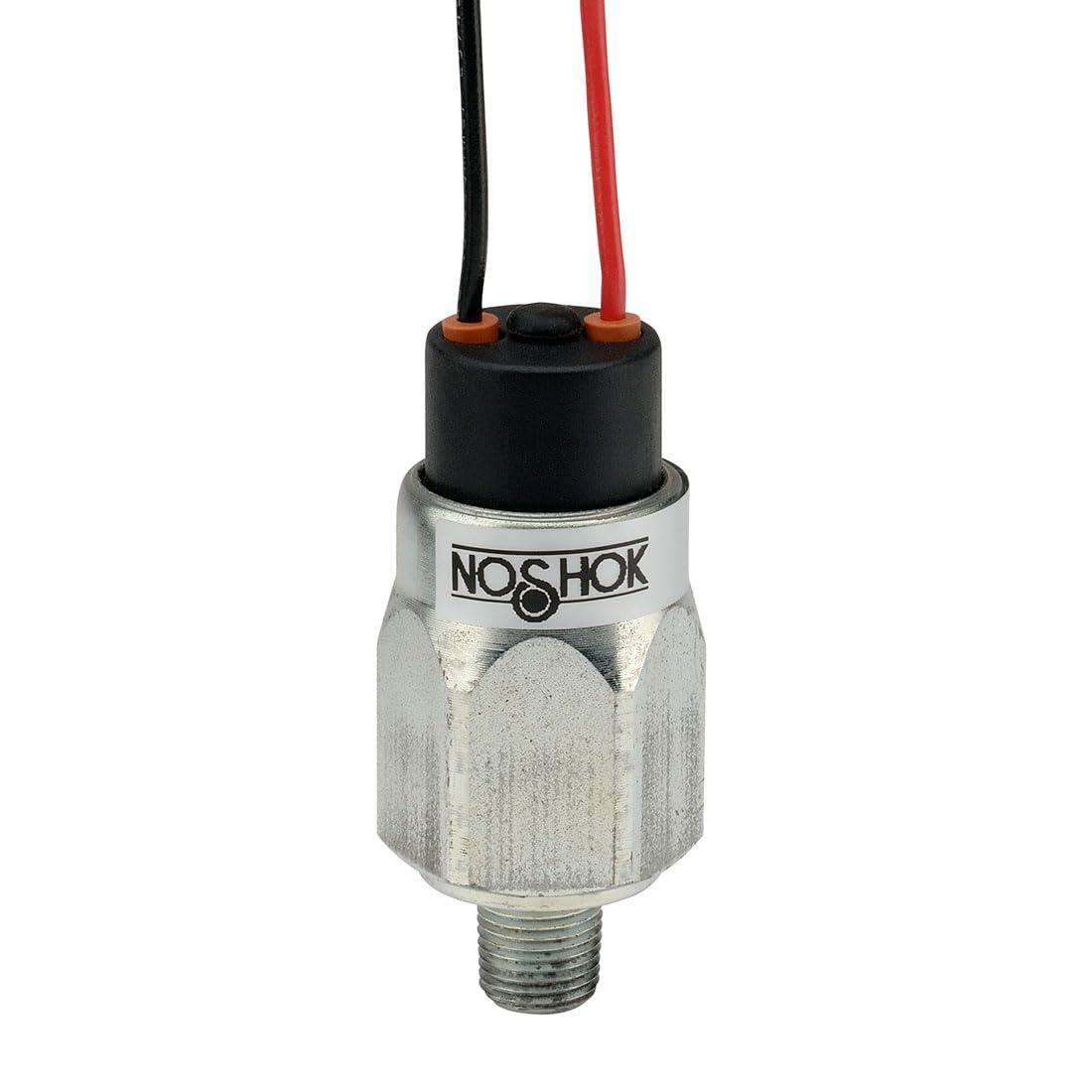 NOSHOK Mechanical Pressure Switch, Zinc-Nickel Plated Steel Wetted Materials, NBR Diaphragm, 1 SPST, Normally Closed, 1/8