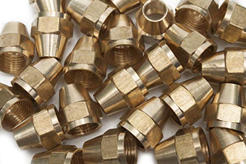 PATIKIL Dado Svasato In Ottone Con Filettatura 3/8 SAE, Confezione Da 4 - Foto 6