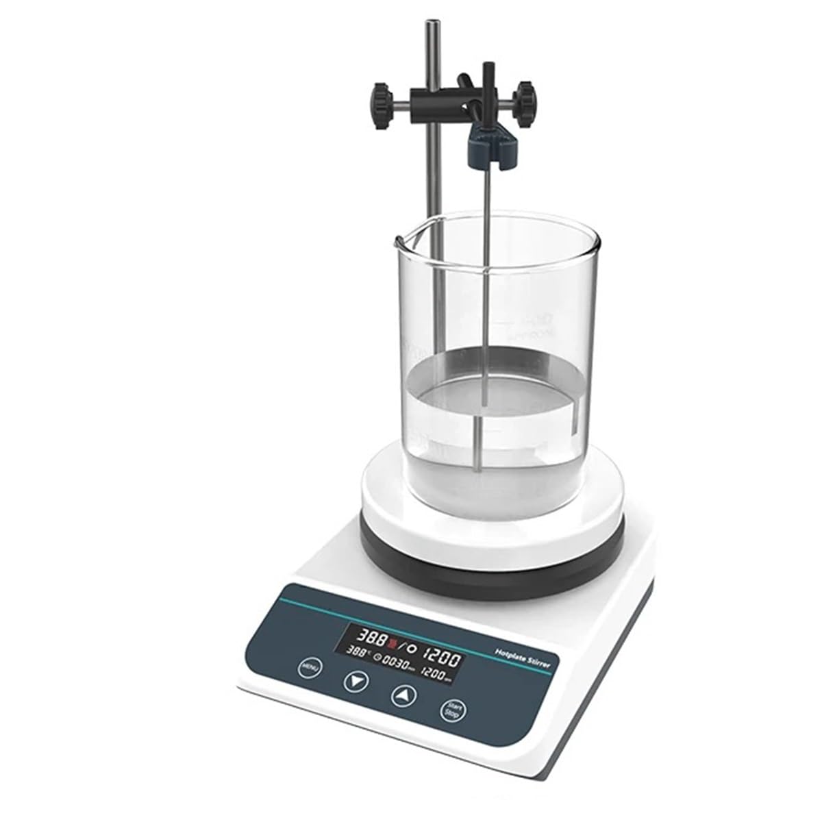 Szkło laboratoryjne Ogrzewane mieszadło magnetyczne z ogrzewaniem, cyfrowy termostatyczny mieszadło, laboratoryjna płyta grzewcza mikser 20 l(HS5Pro (2L LCD))