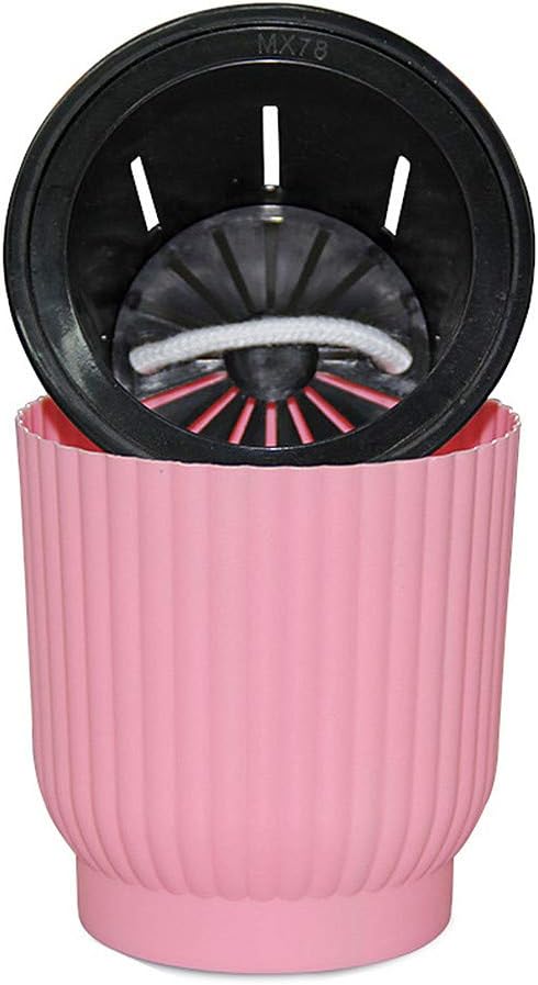 HEELPPO Macetas Plastico Macetas Plastico Grande Planta de Marihuana Macetas de plástico Planta de plástico ollas Pequeñas Macetas Al Aire Libre Macetas Pink,15.5cm