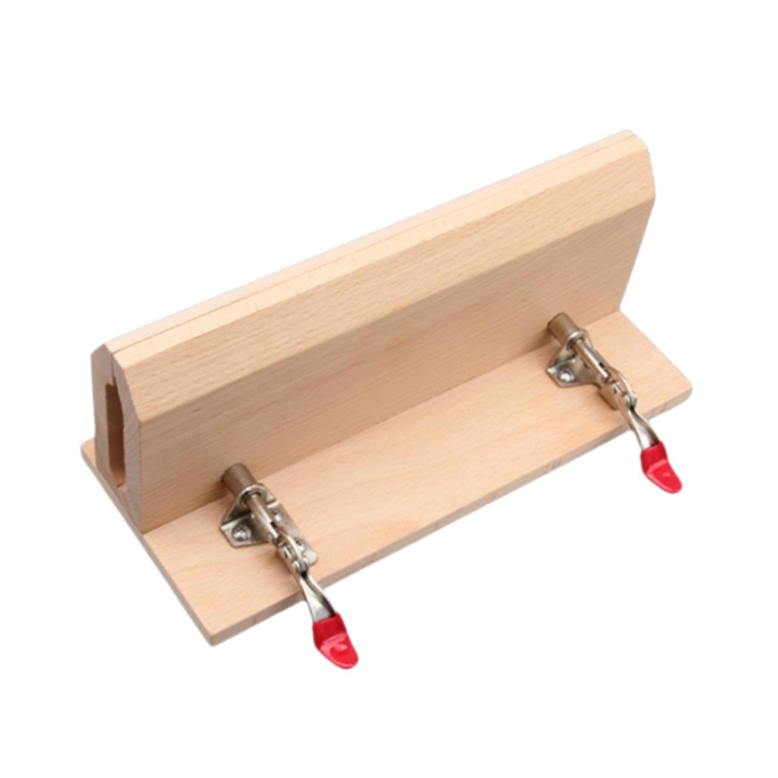 Pinza de Madera para Coser, Pinza para Cuero, Pinza de Madera, Costura a Mano, Longitud Giratoria, Acero Inoxidable, para Trabajos en Cuero, de