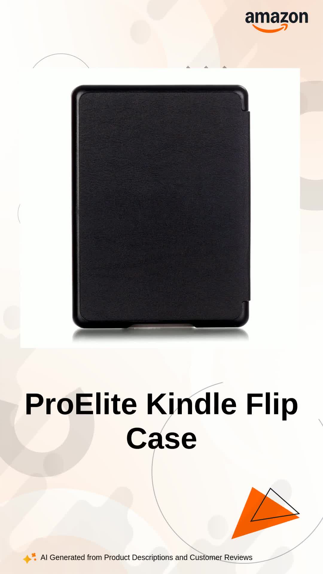 ProElite Slim Smart Flip case Cover for Amazon Kindle 6