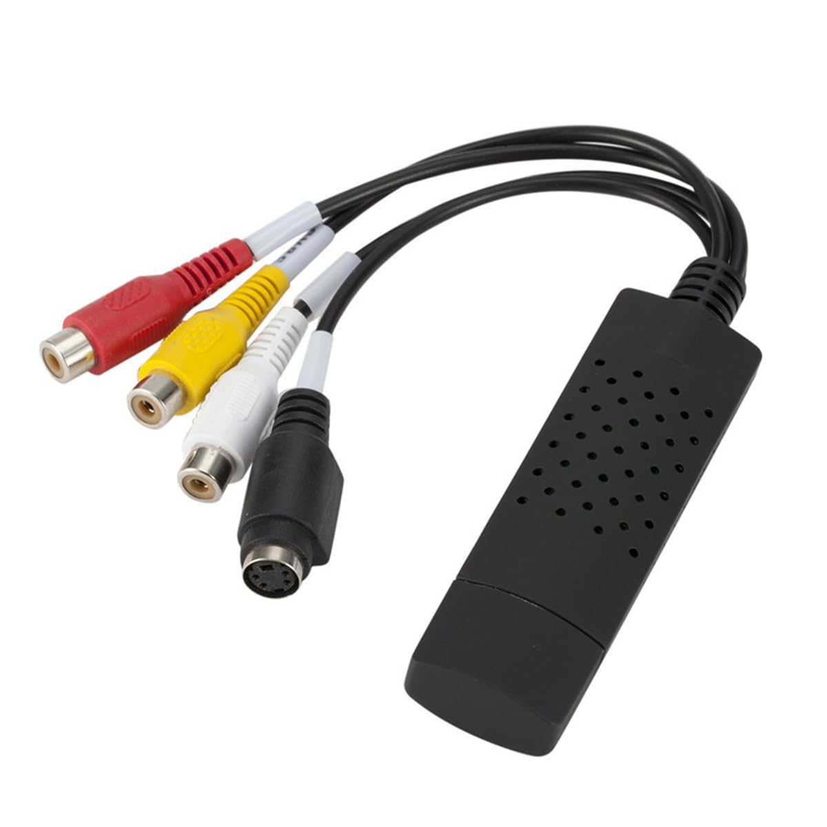 Karta przechwytująca wideo USB Alnicov do przechwytywania obrazu dla komputerów PC, TV, MAC, Windows Vista, zgodny z konwerterem wideo RCA na USB