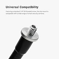 Vista 5 de Holicfun Clip Mount para cámaras Ring, Blink, Eufy, Google Nest, Wyze y Arlo para interiores y exteriores, brazo de ganso de 15 cm, ajuste flexible