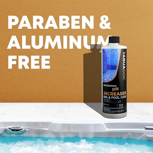 Image of AquaDoc Spa pH Increaser for Hot Tub - 32oz - Spa pH Up for Water Balance - Hot Tub Chemicals Made in USA