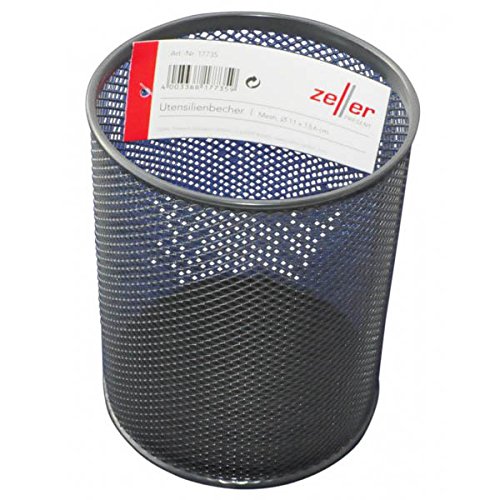 Zeller 2057136 Utensil Holder 11 x 13.5 cm, Anthracite