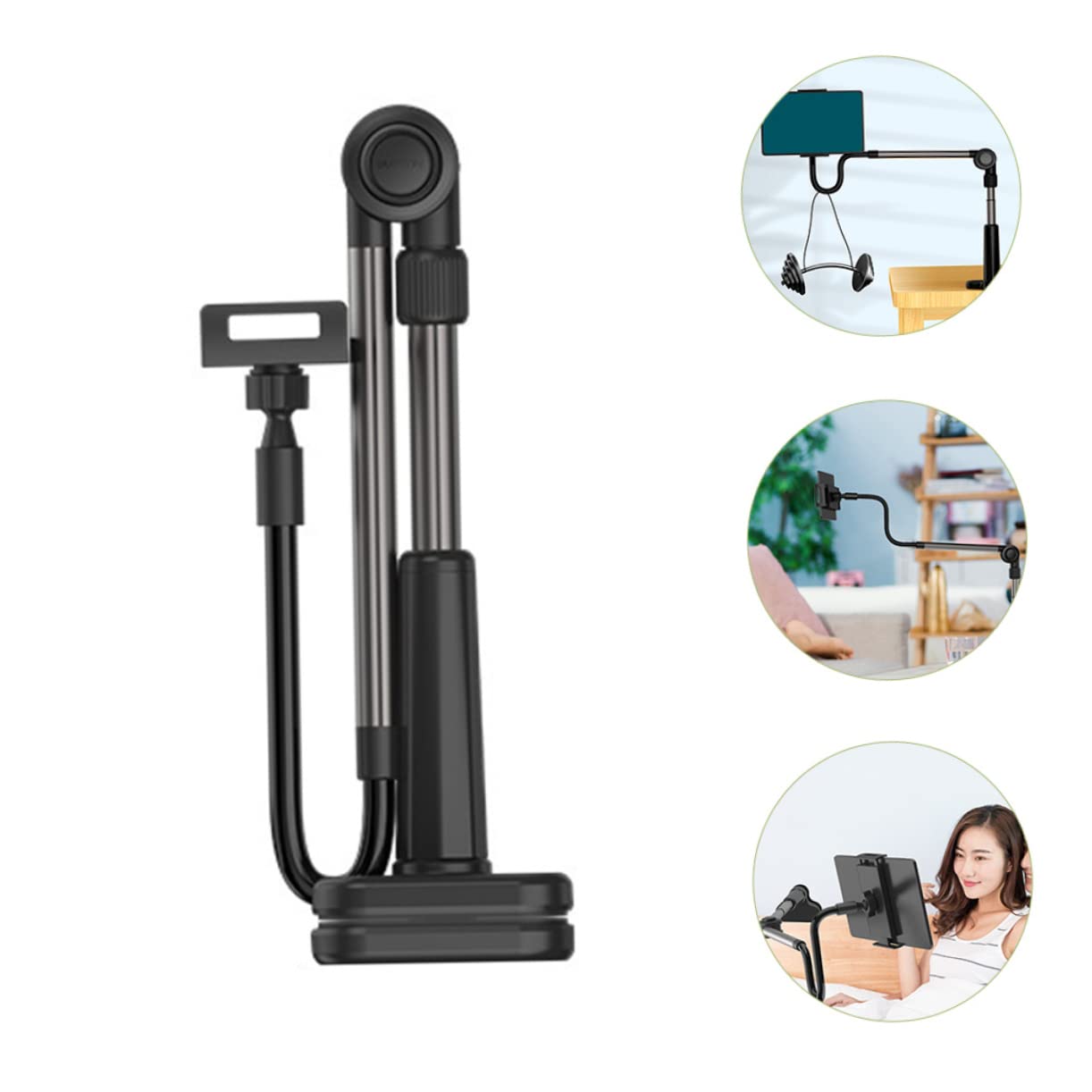 SOIMISS Soporte de Teléfono Flexible con Brazo Gooseneck para Streaming y Grabación para Dibujar y la Compatible con Móviles y Tablets