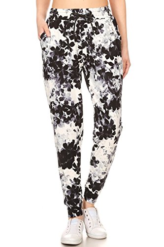 Image of Leggings Depot Premium Jogger Women's Popular Print High Waist Track Pants(S-XL)
