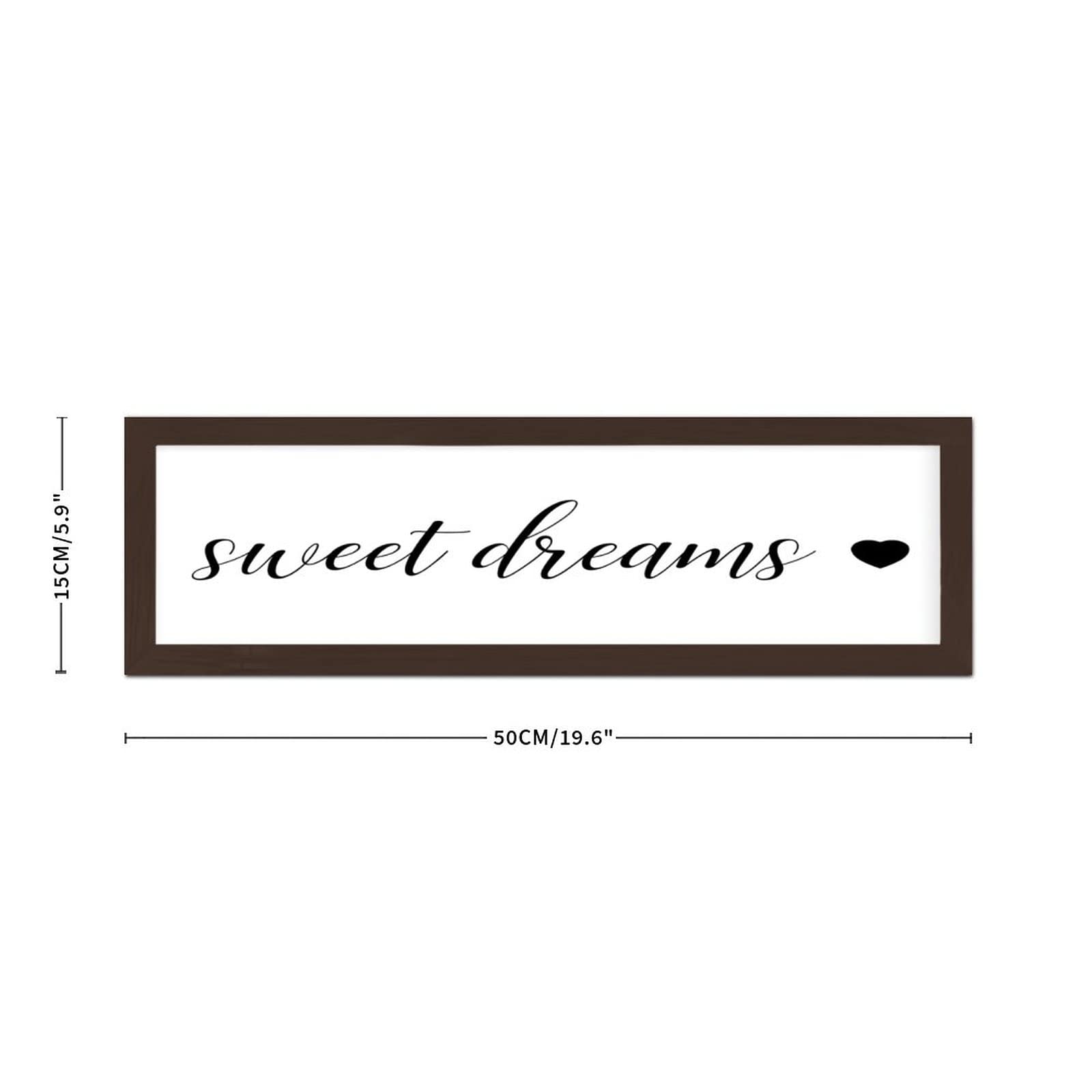 TEOUIOS Sweet Home Targa Decorativa In Legno Bianco 15x15 Cm - Scritta In Inglese Per Casa, Cameretta, Scrivania