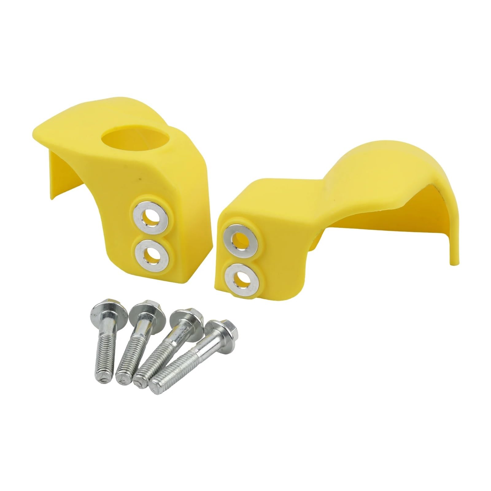 Motorcycle Front Shock Covers Motorcycle Shock Cover Absorber Protection Kits Fit For Suzuki DRZ400 DRZ400E DRZ400S Accessories Fork Guards(Yellow)