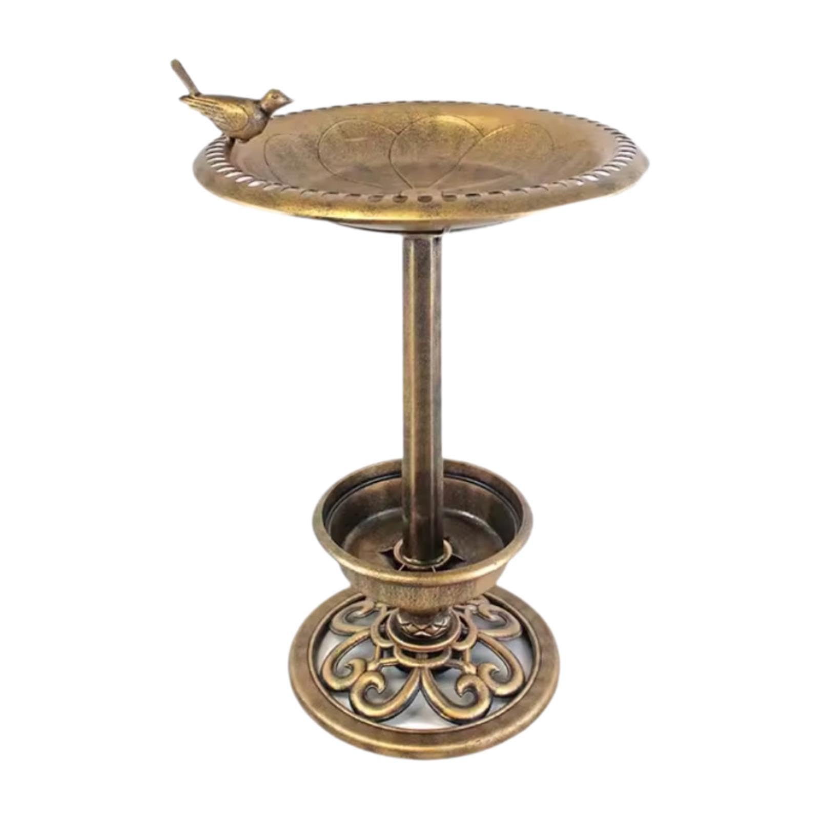 Outdoor Garden Bird Bath Pedestal Bird Bath for Yard Backyard Outdoor Garden B|Home & Garden| Yard, Garden & Outdoor Living| Bird & Wildlife Accessories| Birdbaths-picture-16