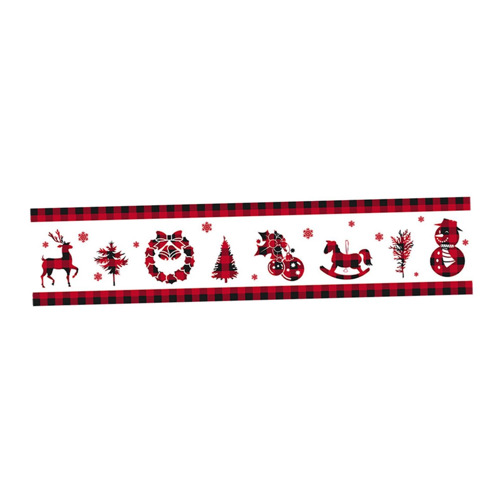 Christmas Table Cloth Christmas Decoration 2023 for Kitchen Table Restaurant Style B|Home & Garden|Kitchen Dining & Bar|Linens & Textiles|Table Runners-picture-26
