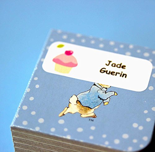 Nome autoadesivi impermeabili, molto colorati, per...