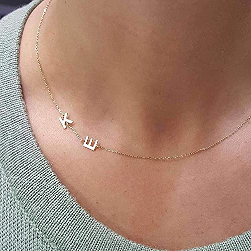 Dainty Initial Letter 14k Solid Gold 