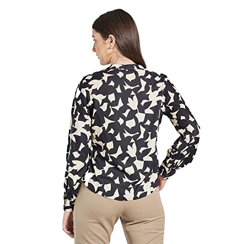 Image of STOP by Shoppers Printed Viscose Formal Wear Women's Top