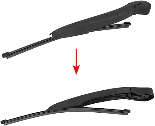 Miniatura 2 de X AUTOHAUX Rear Windshield Wiper Blade Arm Set 305mm 12 Inch for BMW 3 Series F31 2011 2012 2013 2014 2015 2016 2017 2018 2019