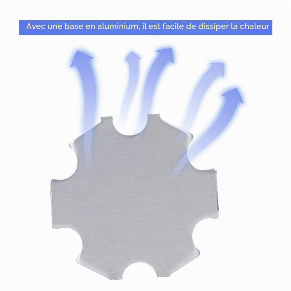 25 Pièces LED Haute Puissance - Perles De Lampe 3W Pour Appareils D'éclairage DIY