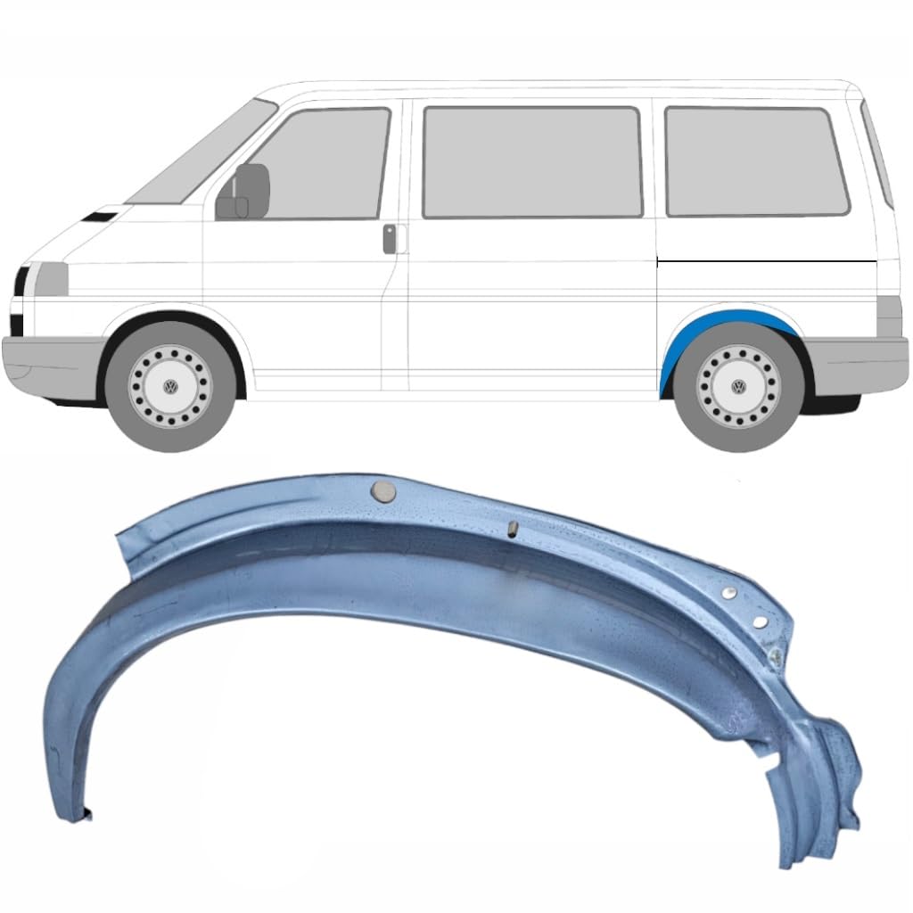 Reparaturblech hinterer Radlauf für Volkswagen Transporter T4 1990-2003 / Links