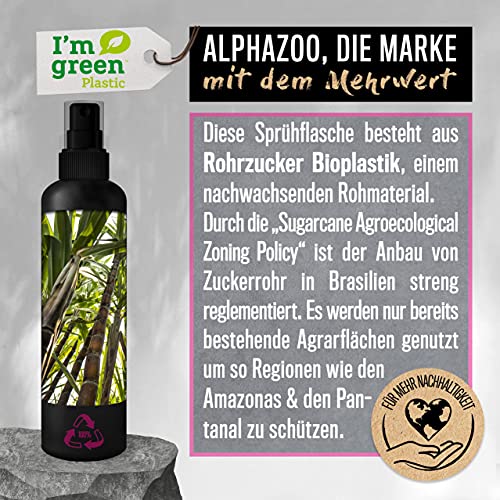 alphazoo Grasmilben-Spray Abgegrast 100 ml – Natürliches Milbenmittel für Hunde & Katzen – Starker Schutz gegen Herbstgrasmilben, Milbenbisse & Parasiten – Juckreiz lindern & Neubefall vorbeugen