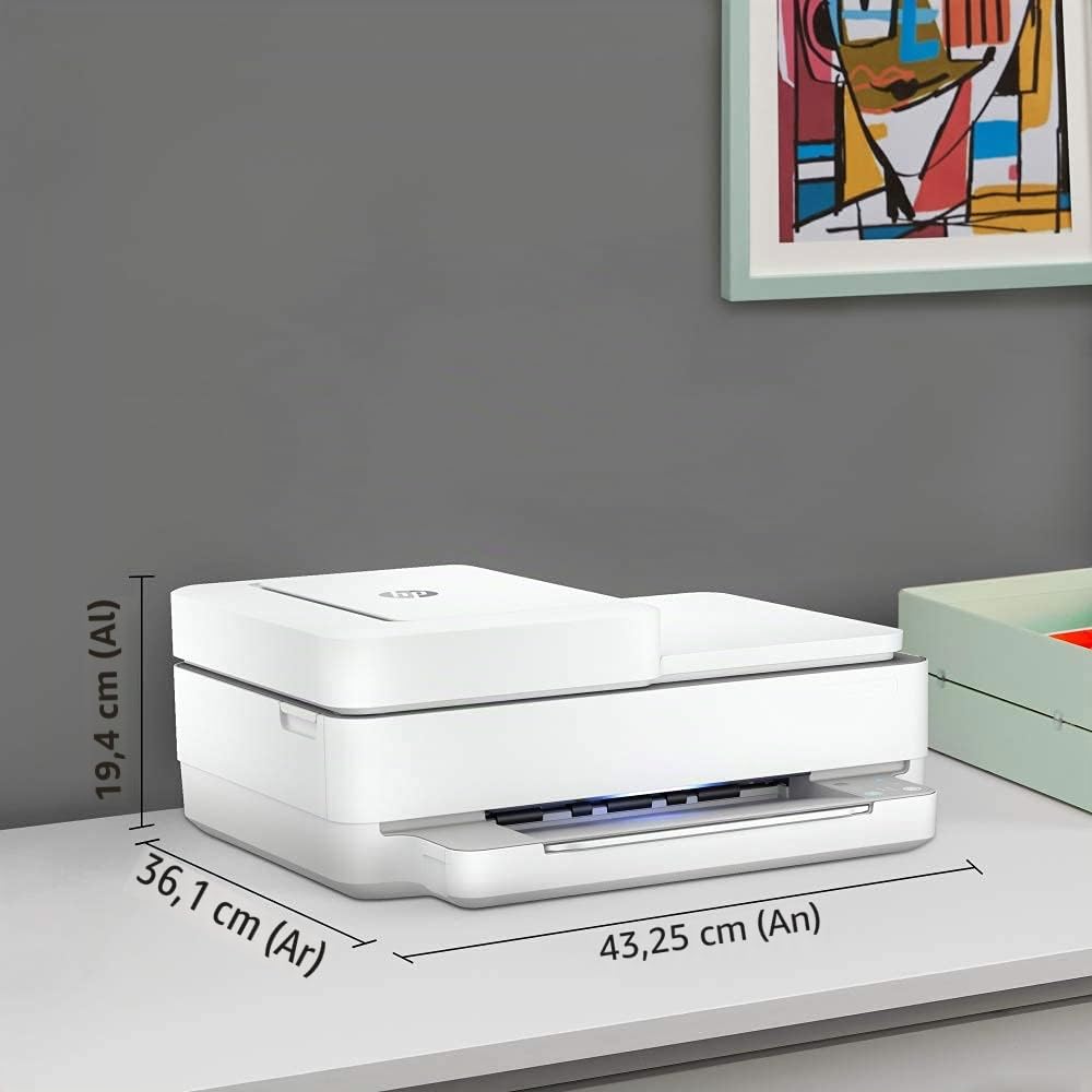 HP ENVY Pro 6420 - Impresora multifunción, All - in - One, Wi - Fi de doble banda con Bluetooth, gris, 432.5 x 361.1 x 174.4