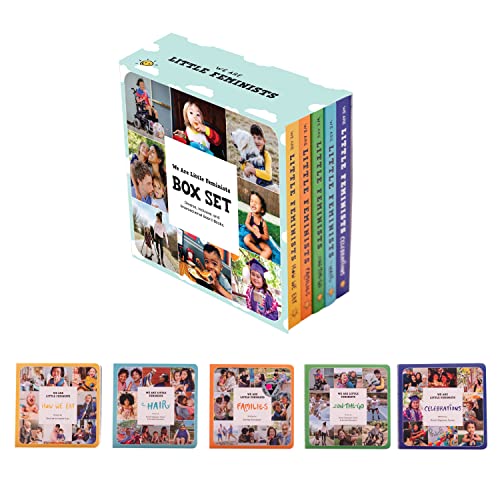 Image of We Are Little Feminists Box Set: Families, How We Eat, On-the-Go, Celebrations, & Hair: Diverse, Inclusive, & Intersectional Board Books