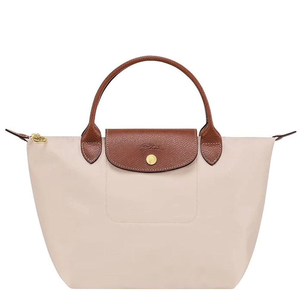 Amazon.com: Longchamp 'Small Green Le Pliage' Nylon Tote Top