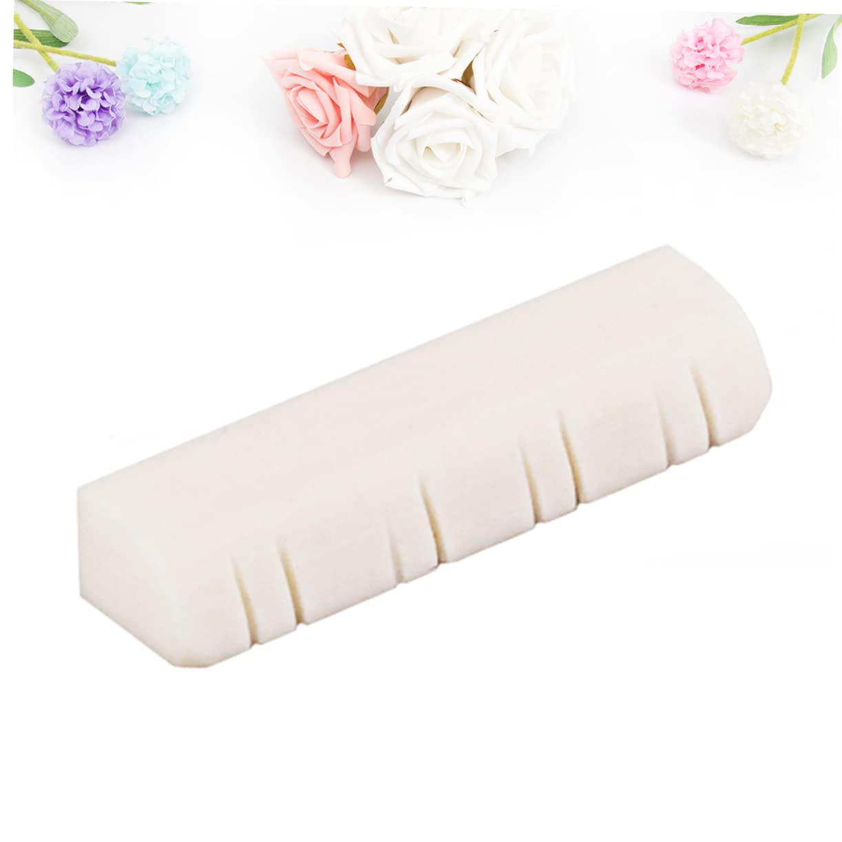 BESPORTBLE String Mandolin Guitar Bone Nut Slotted Oxen Bone Parts Durable Instrument Accessory for Guitar Replacement for Acoustic Use