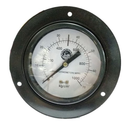 Bellstone Pressure Gauge Back Connection MS Body (Size 4") 0 to 500 PSI-picture-10