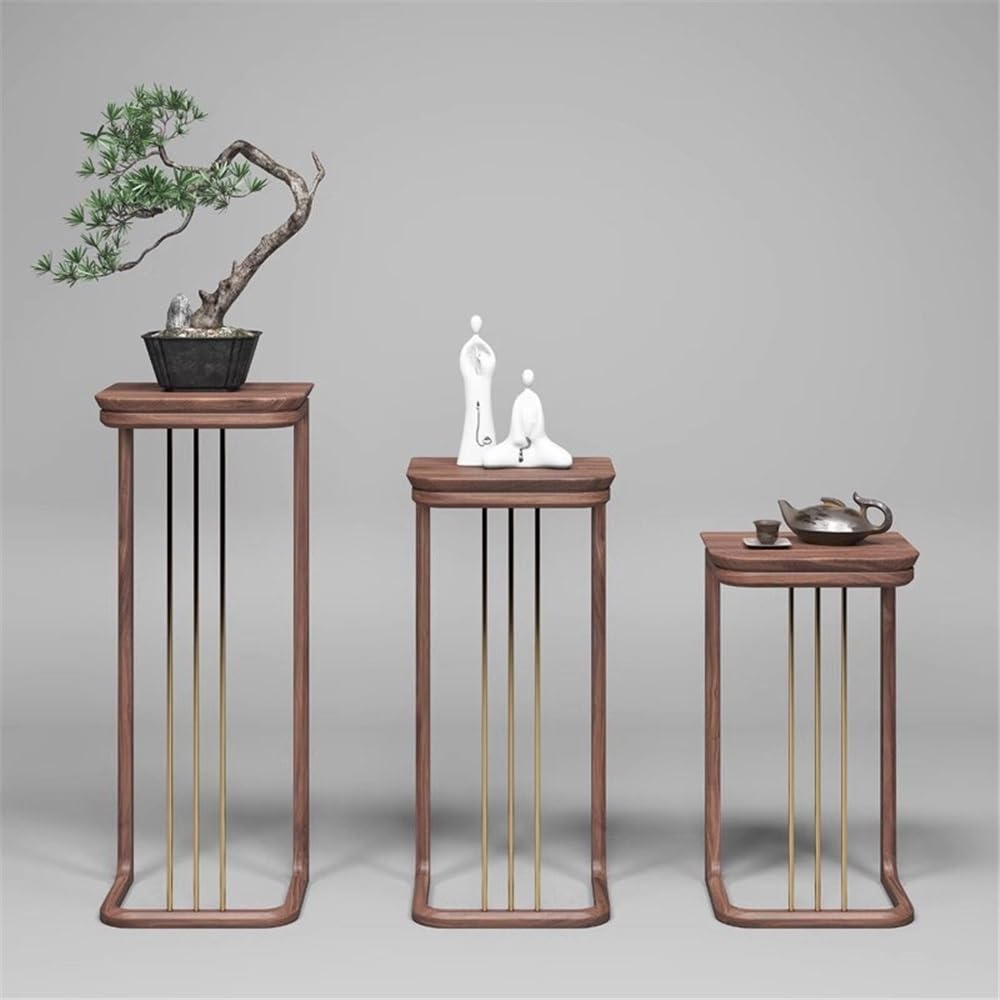 Stojak na wazon Luksusowy Chiński Lekki Dekoracyjny Stojak na Bonsai Podstawa Prezentacyjna Drewniana Donica Dekoracja Domu (duży)