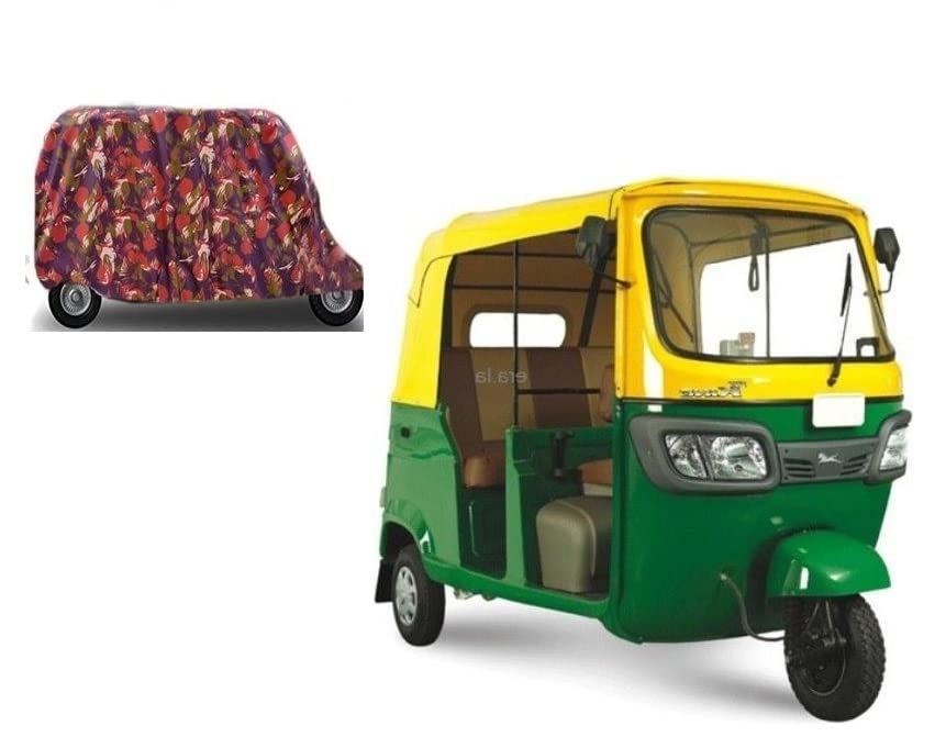 Auto Rickshaw Cover for All Weather (Elastic, Full Sized, Triple ...